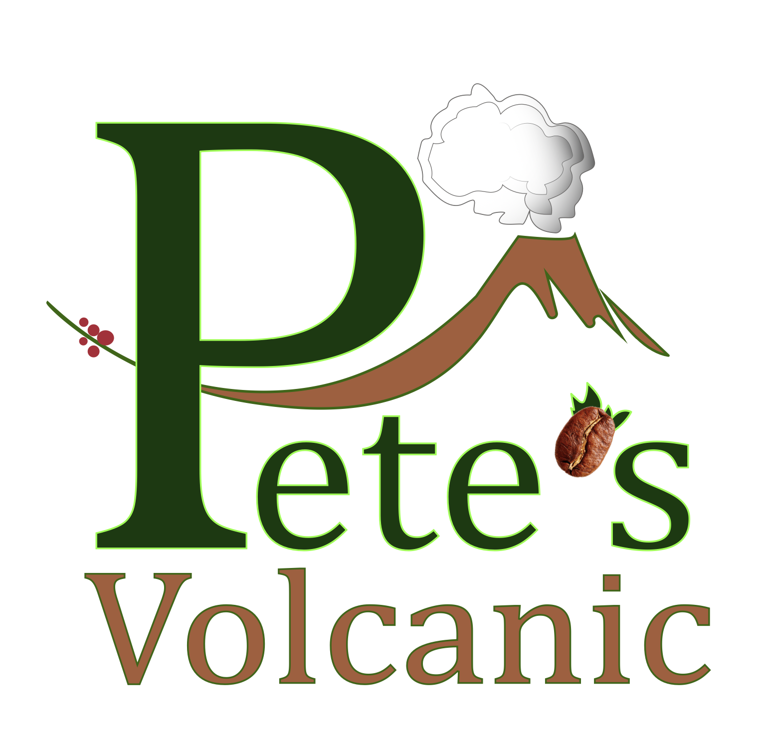 Logotipo Pete Volcanic